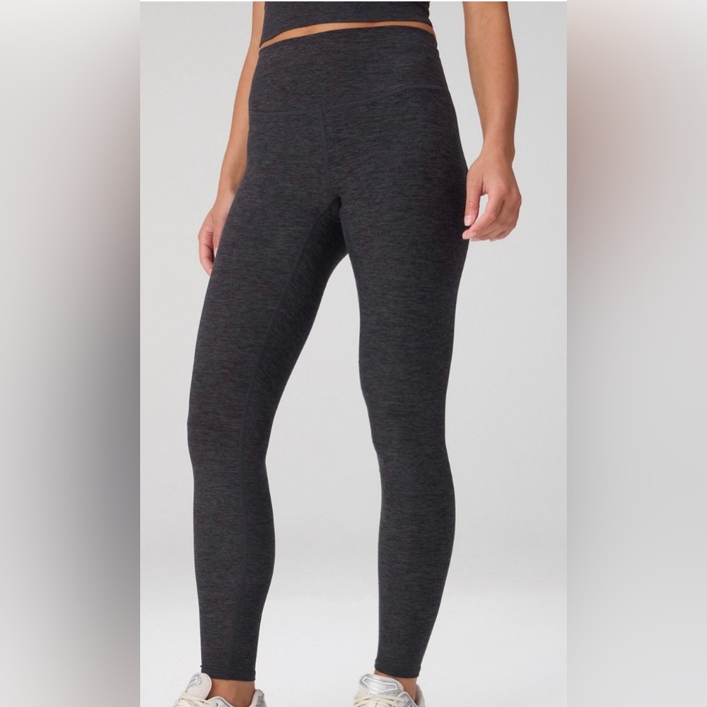 Black Gray Heather HeatherFlex Fabletics TLC Legging XS Short NWT Rare